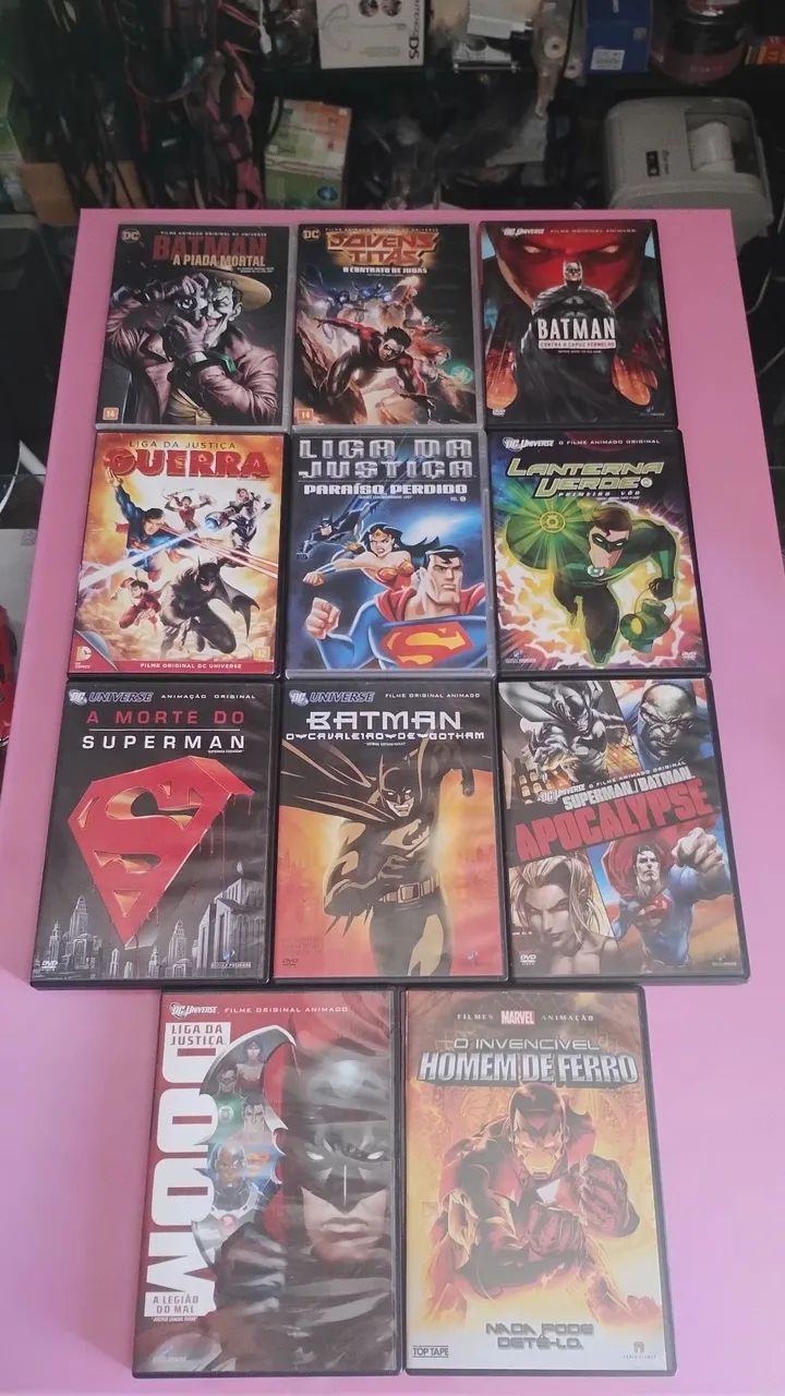Coleção filme DC anime 