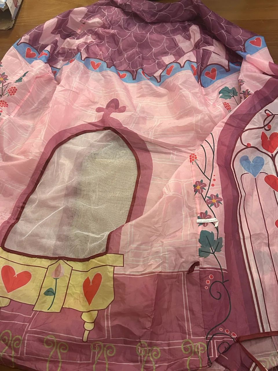 Barraca infantil princesas rosa