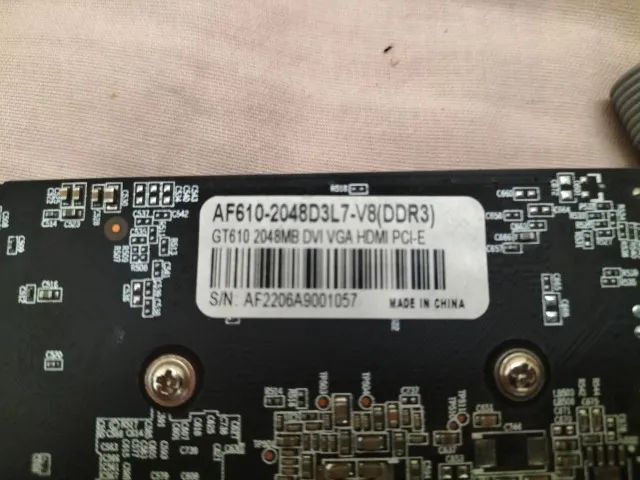? Placa de Vídeo NVIDIA GeForce GT 610 2GB DDR3 Funcionando perfeitamente e testada. - Foto 3