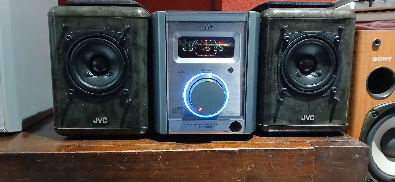 Micro system jvc ux5000 funcionando  - Foto 4