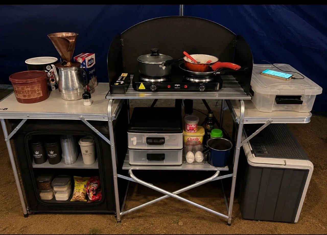 cozinha para camping