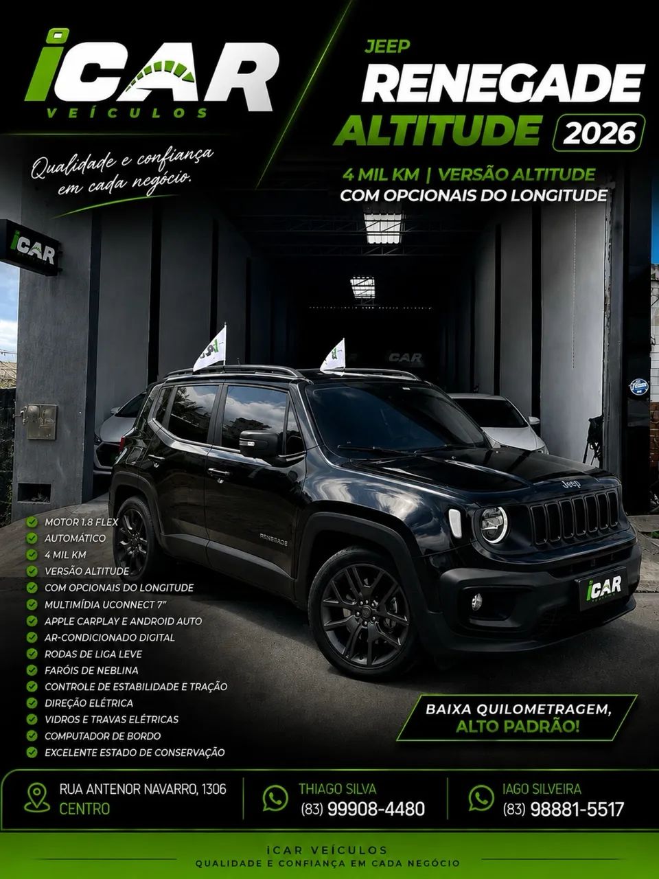 Jeep Renegade Renegade Altitude T270 1.3 TB Flex Aut. 2026