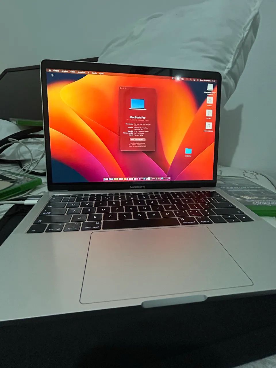 MacBook Pro 2017 a1708 troco por celular 