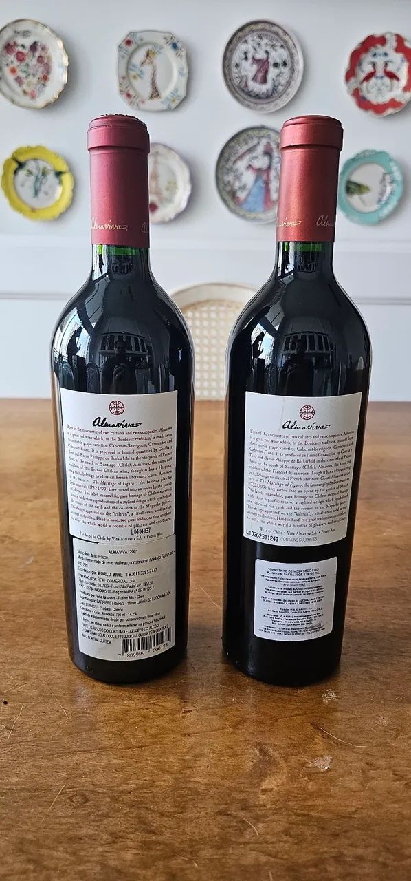 Vinho Almaviva safra 2001 e 2009 Chile premiado  - Foto 2