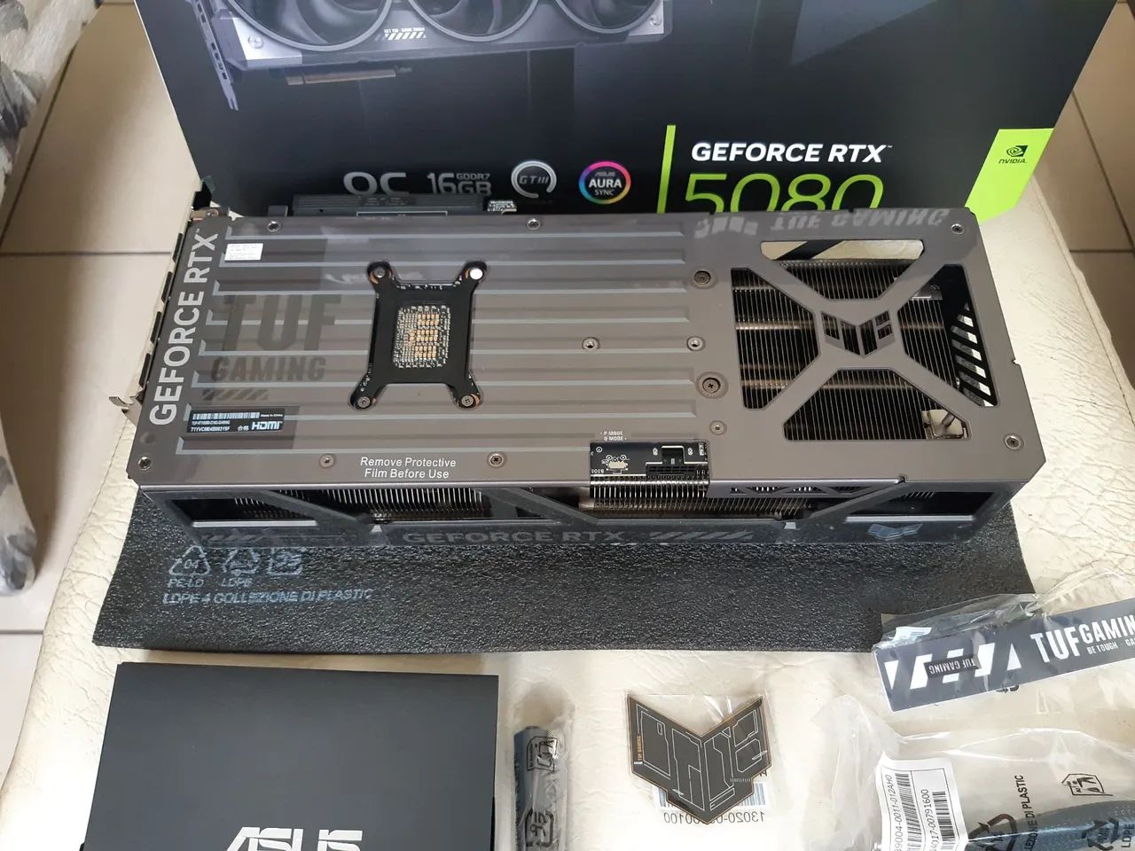 RTX 5080 ASUS TUF (*ACEITO TROCAS*) POSSUI NOTA FISCAL E GARANTIA, SOU DE BH MG  NÂO ENVIO - Foto 3