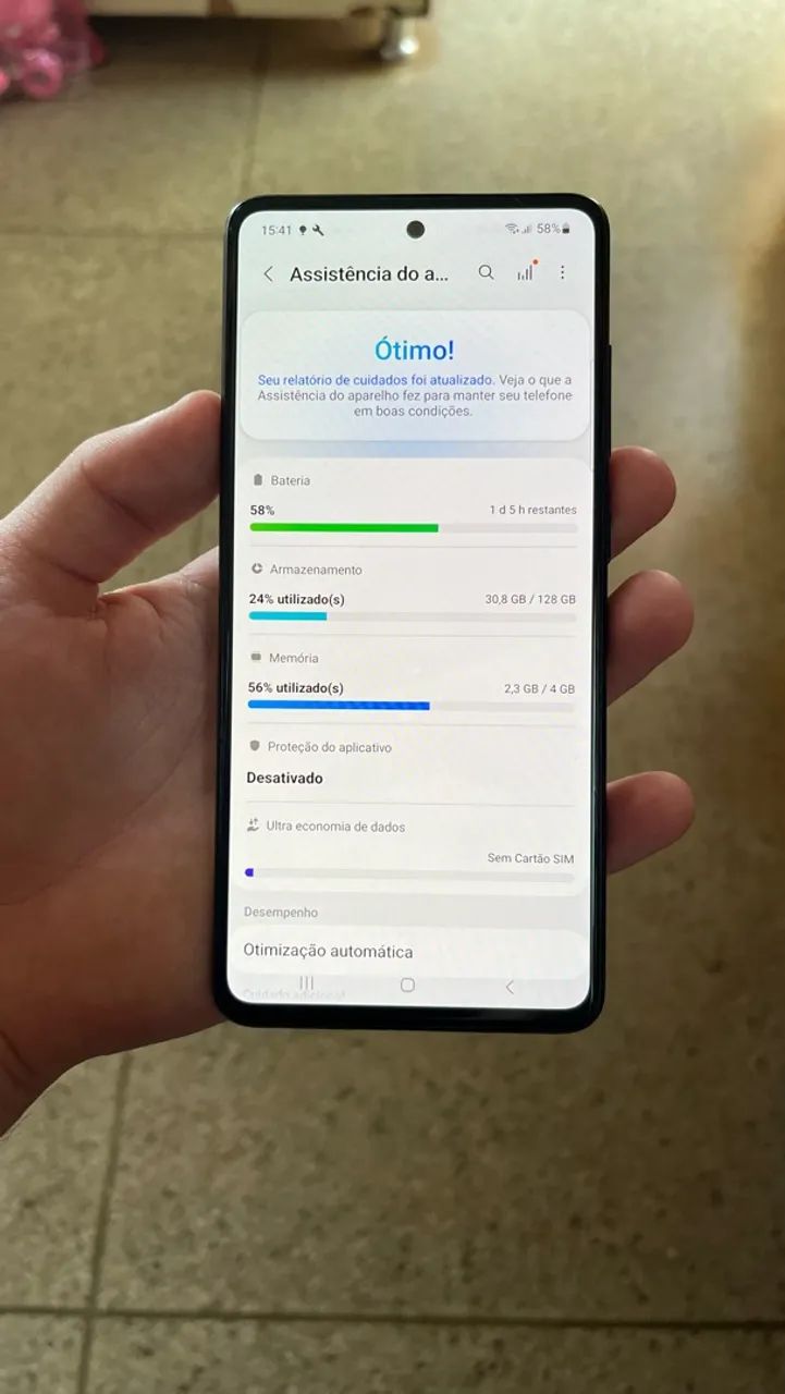 Celular Samsung A51 Usado em ótimo estado  - Foto 2