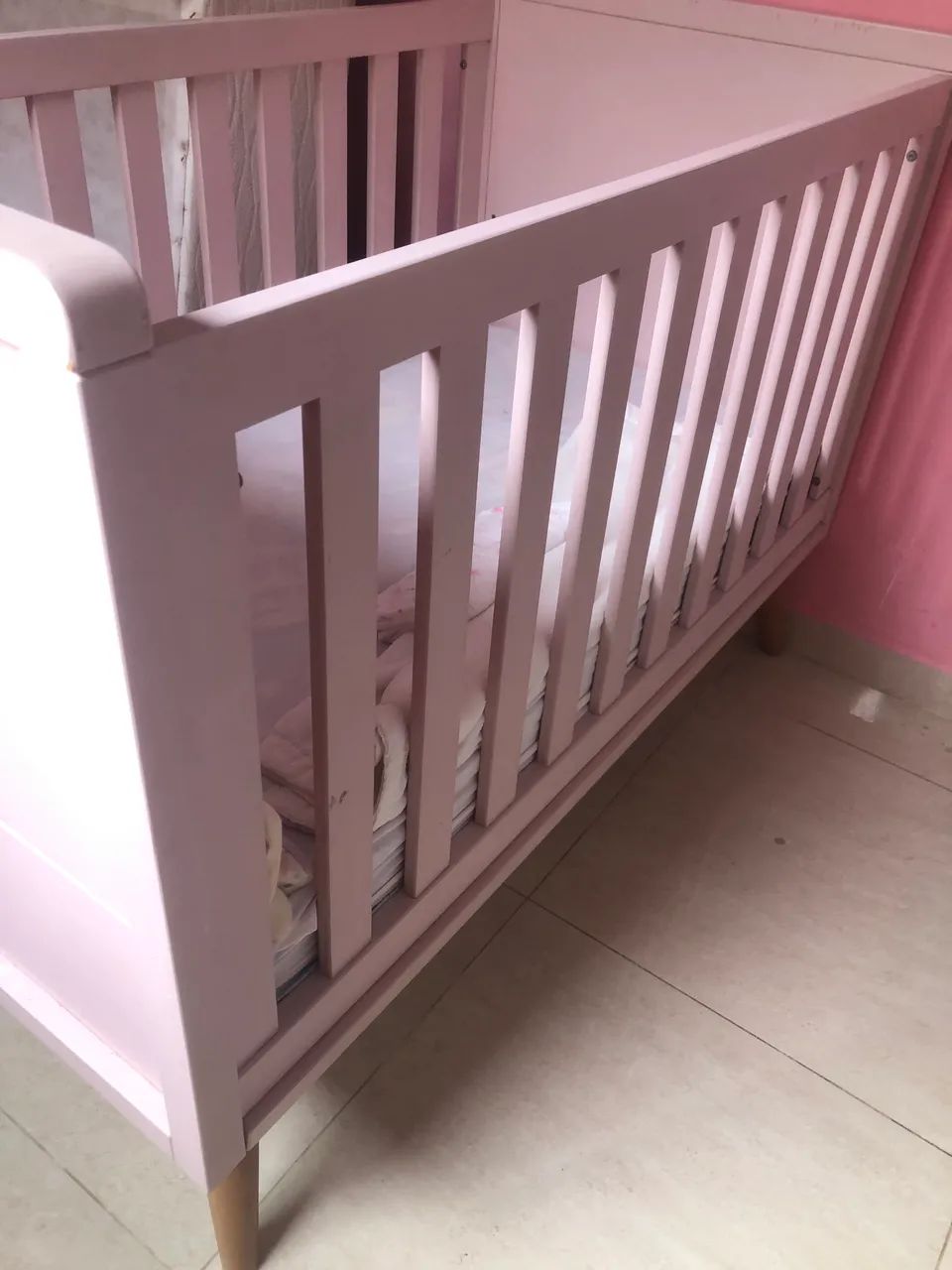 Berço rosa Quater - Foto 2