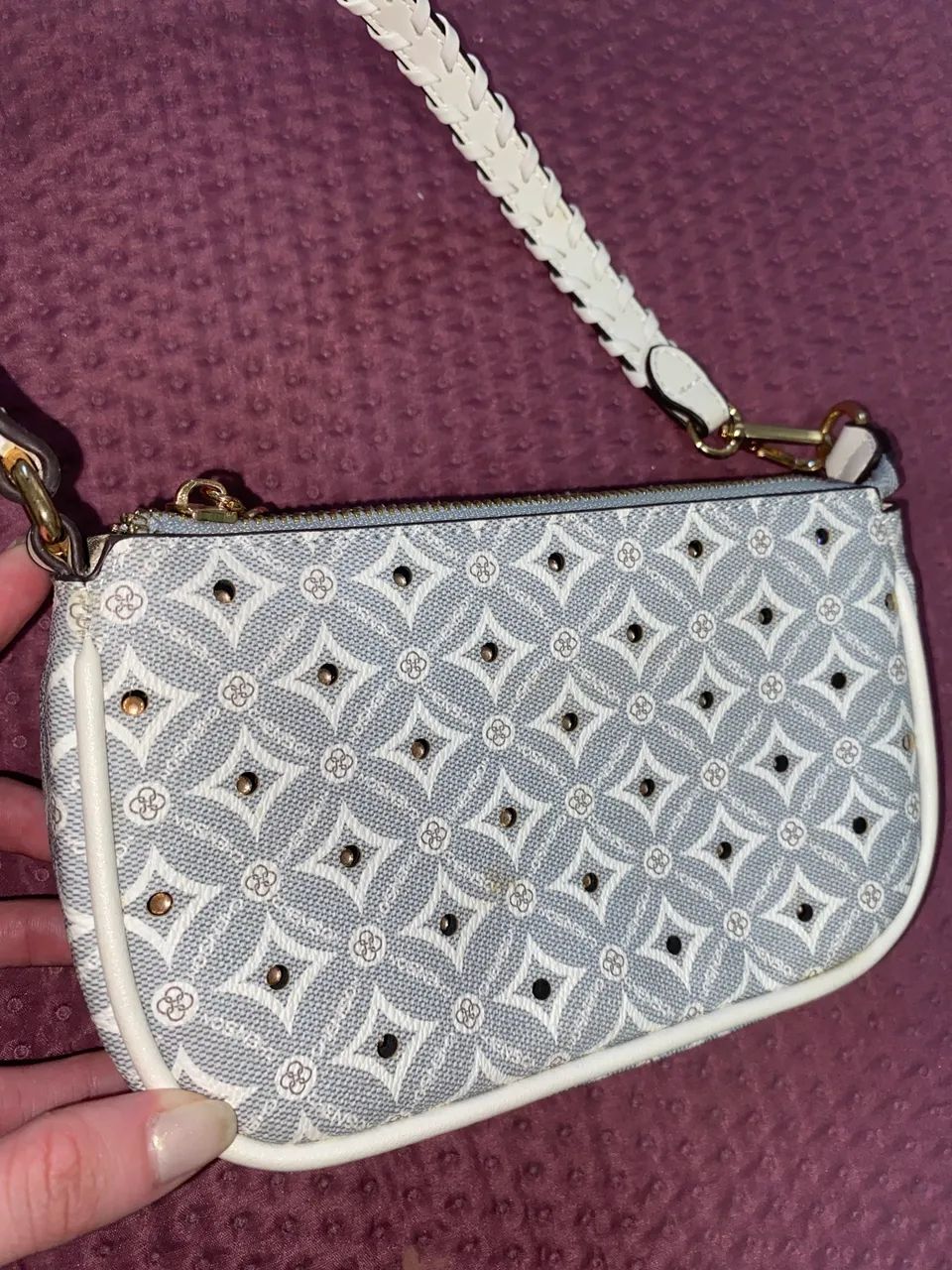 Bolsa chanson shoulder bag com strass - Foto 2