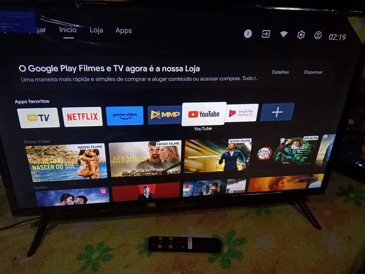Tv smart 32  Multilaser Android. Top 