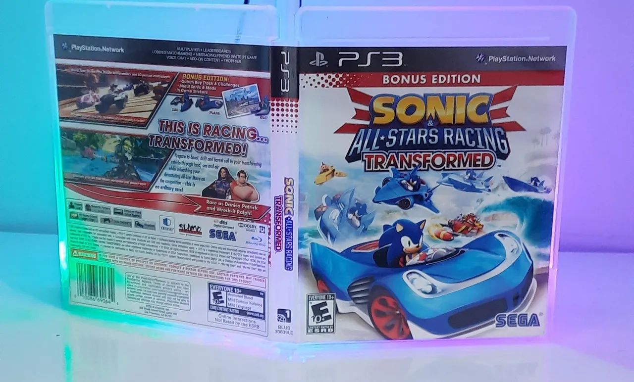 Sonic all stars racing transformed  - PS3 - Foto 3