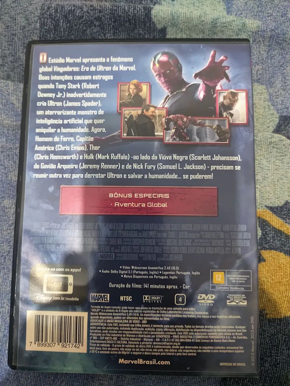 DVD Vingadores Era de Ultron (2015) - Foto 2