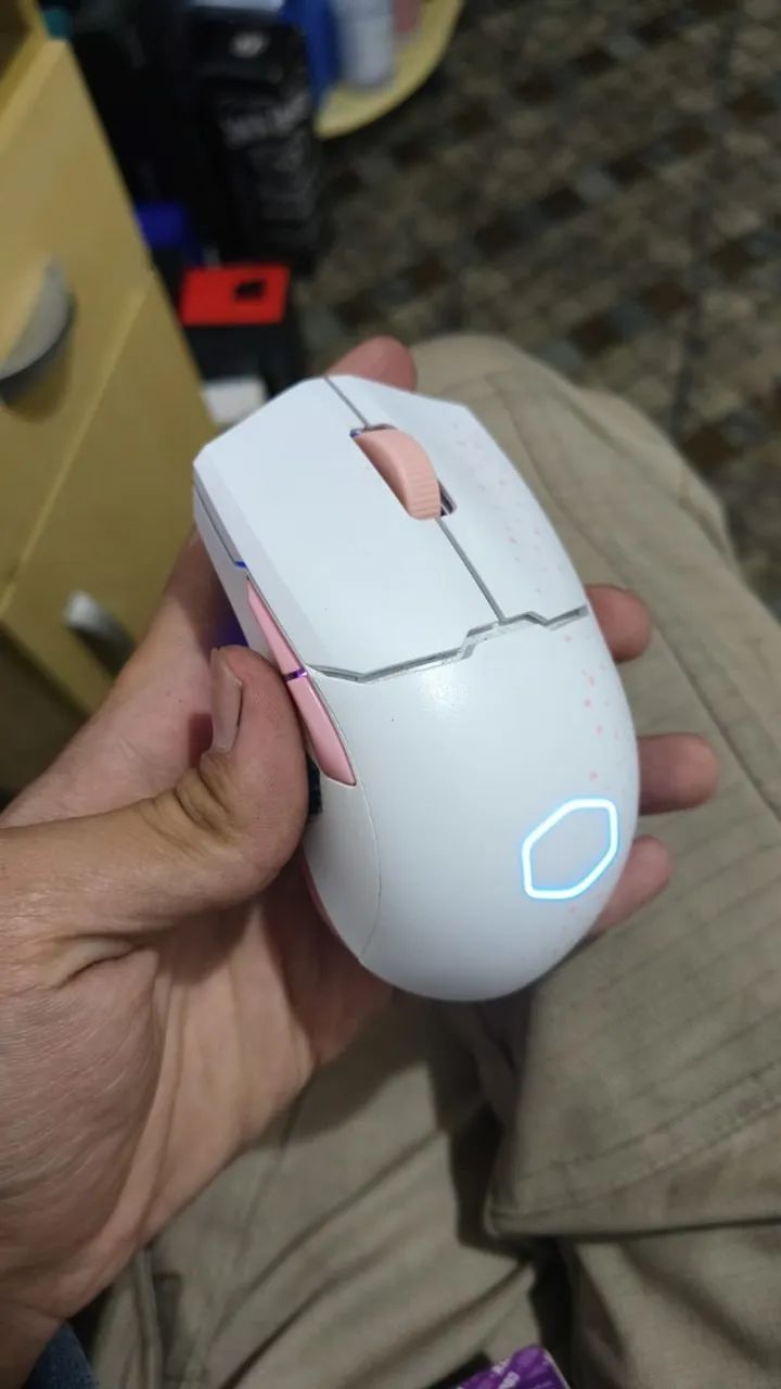 Mouse Gamer Cooler Master Óptico Wireless Mm712 Sakura Edition