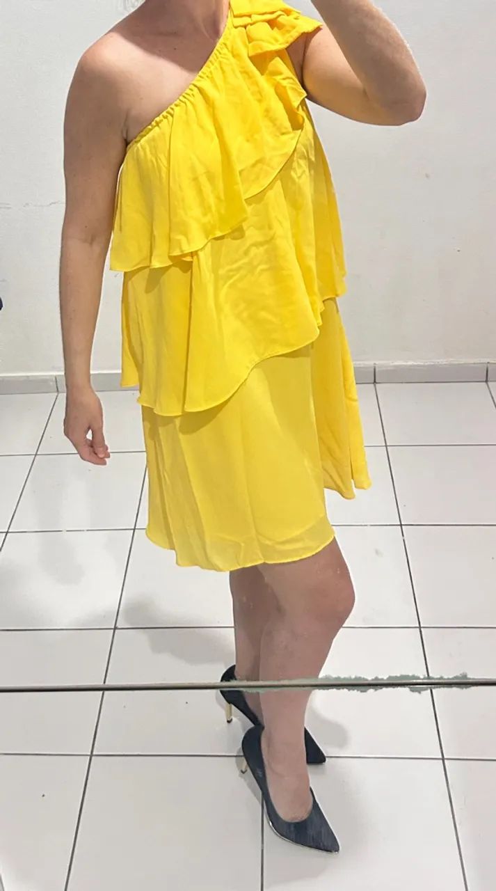 Vestido Renner amarelo 