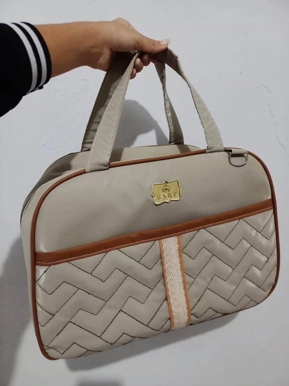 Kit de bolsas maternidade com 3 bolsas  - Foto 5