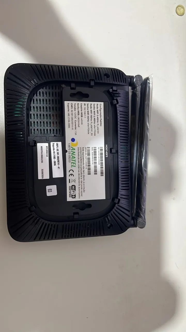 Modem Óptico Ont Intelbras Hg6145f3 Fiberhome - Foto 2