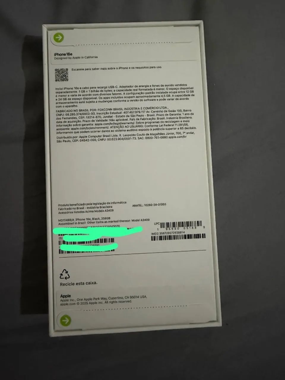 Iphone 16 E - Black - 256 GB - Foto 4