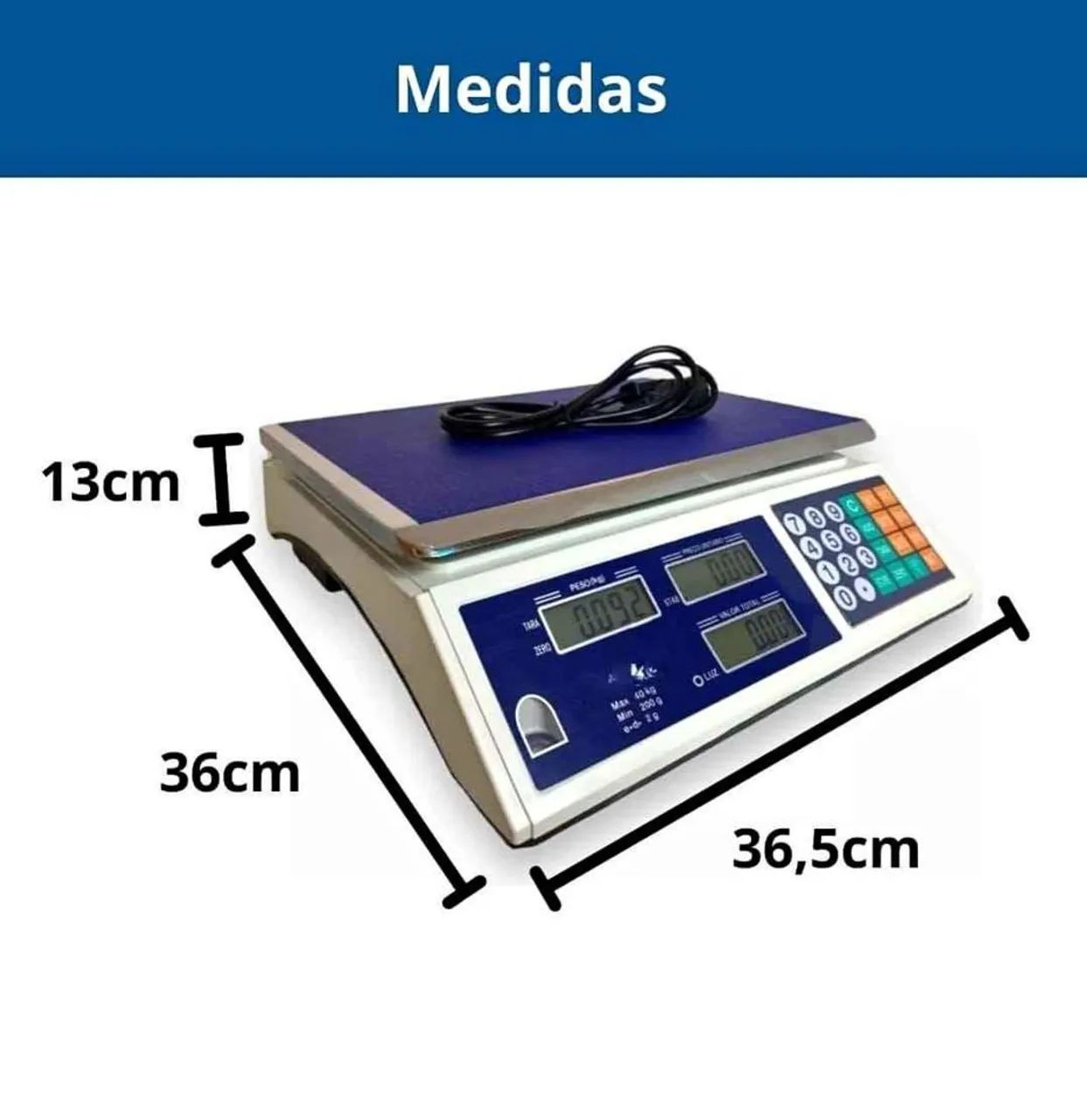 Balança Nova 40kg.  - Foto 2