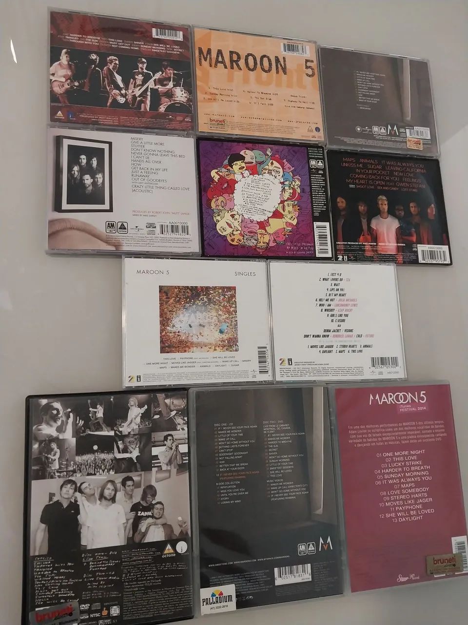 Coleção cds e dvds Maroon 5 - CDs, DVDs etc - Salto Weissbach