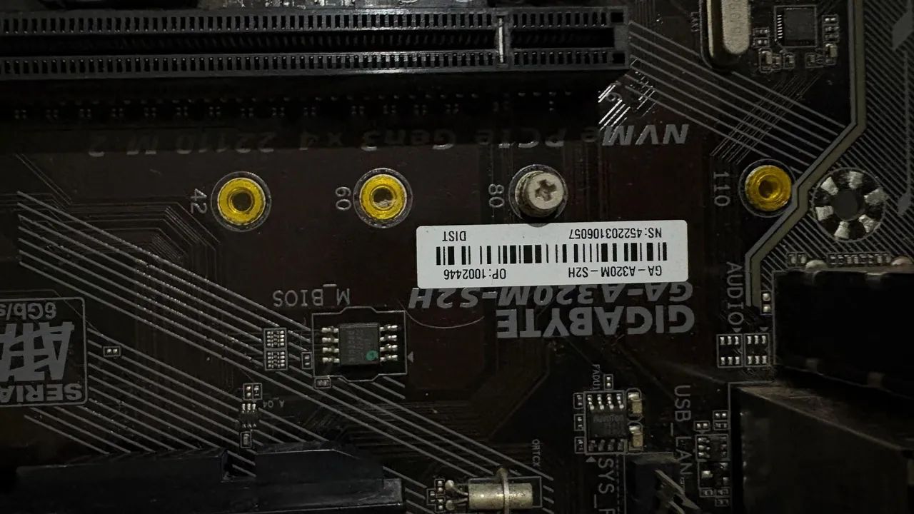 AMD Ryzen 7 1700 + gigabyte A320m ddr4 am4 suporte  - Foto 3