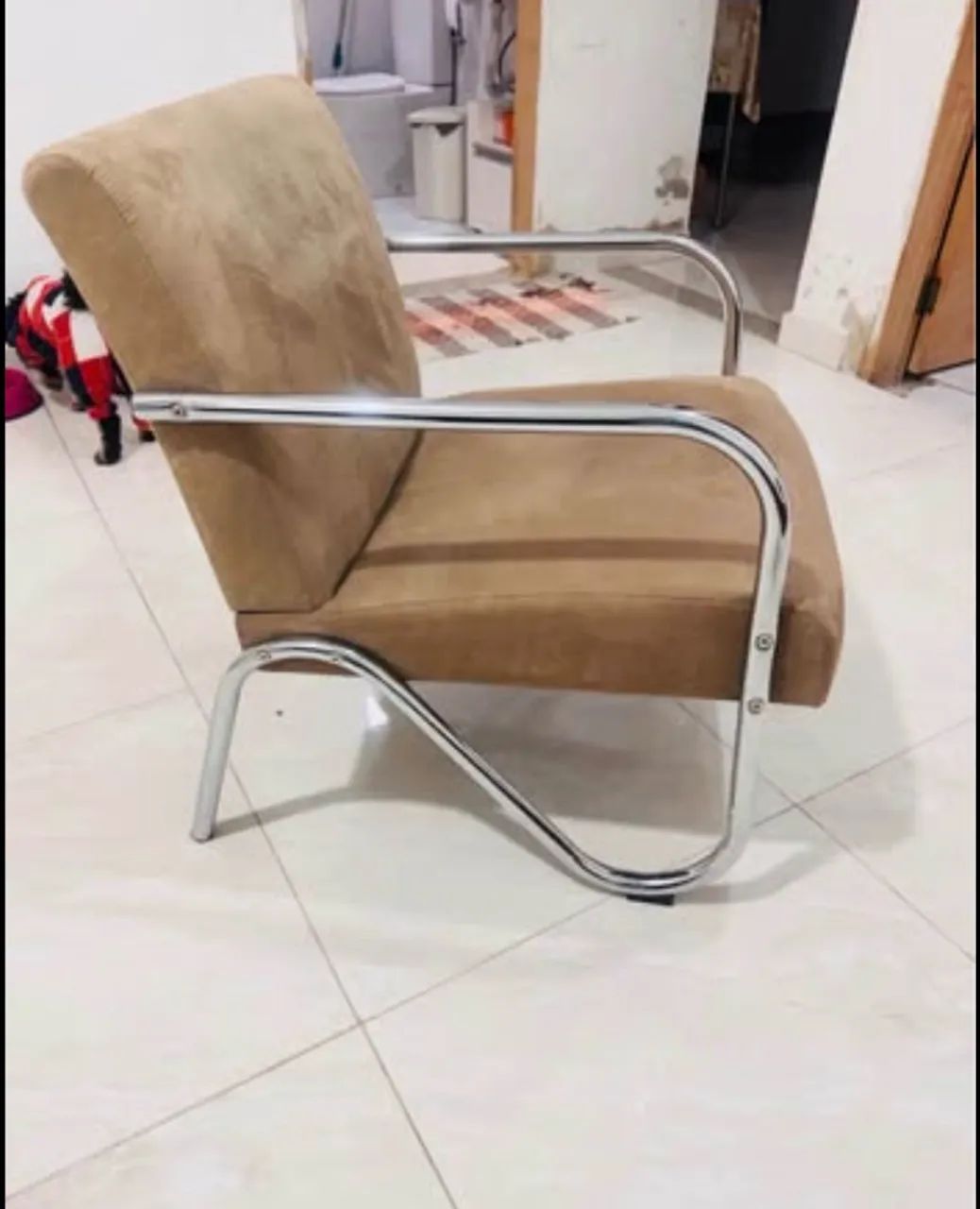 Poltrona de Suede Moderna  - Foto 2