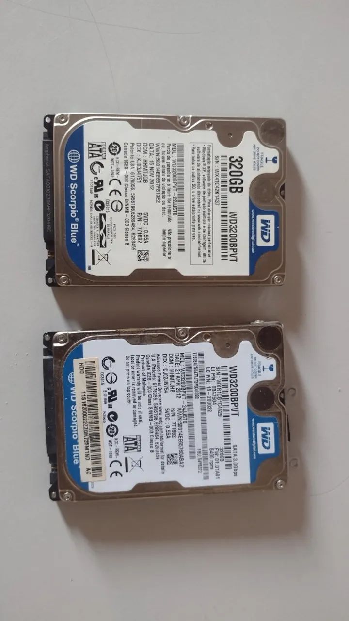 HDnotbook 320gb