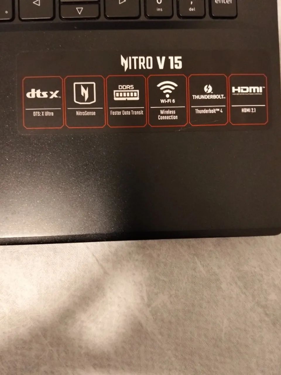 Notebook Gamer Acer Nitro V15 RTX 3050 - 24RAM - Foto 2