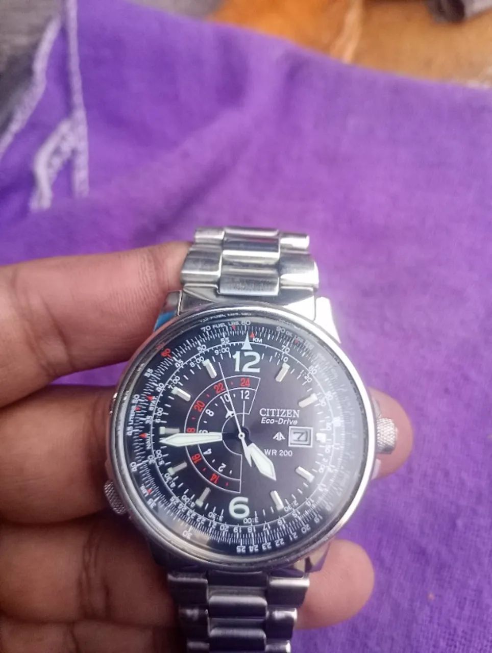 Relógio Citizen WR 200 Eco Driver 