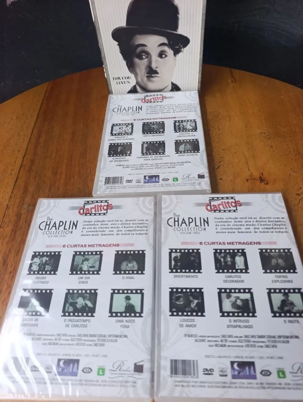 DVD BOX CHARLES CHAPLIN THE COLLECTION 1ª TEMPORADA LACRADOS
