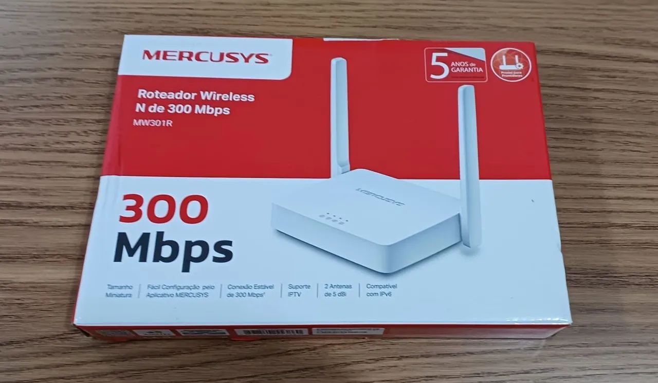 Roteador Mercusys MW301R 300Mbps 2 ant