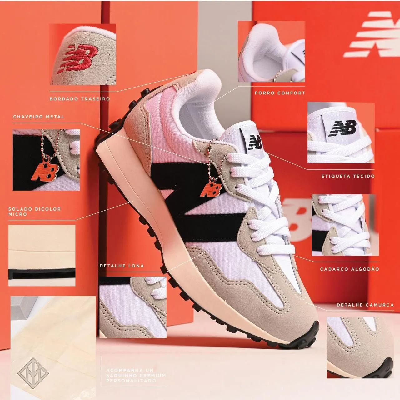 NEW BALANCE 327 LINHA PREMIUM 