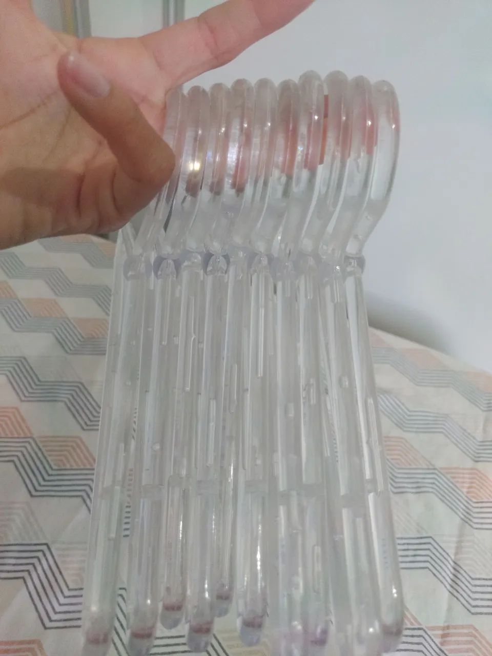 10 Cabides infantis acrílico  - Foto 2