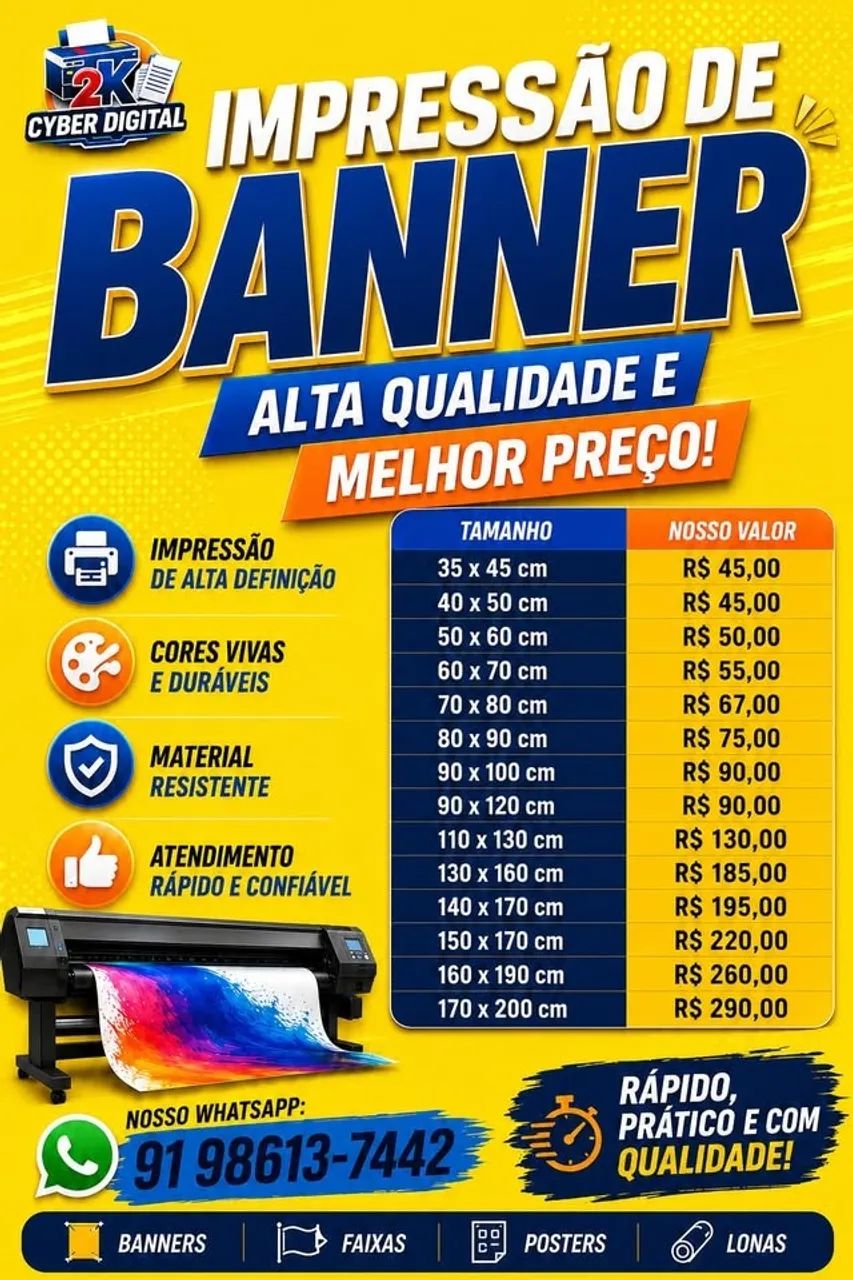 Banner em Lona com Alta Qualidade - Foto 2