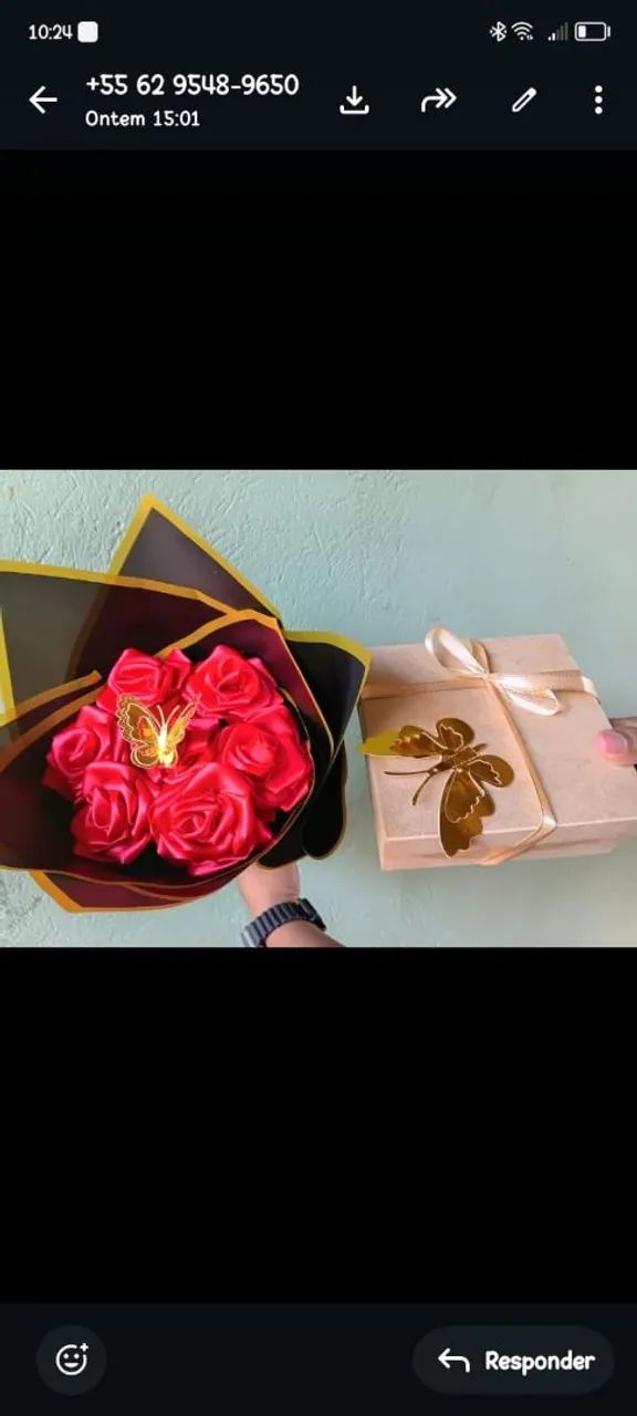 Vendo buquês e cestas personalizados !  - Foto 2
