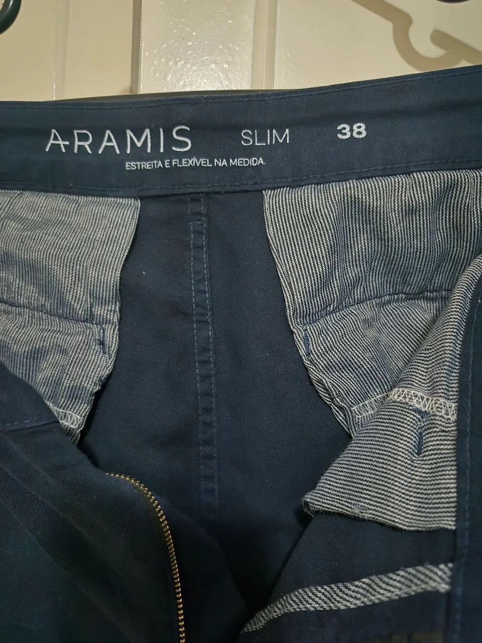 Calça de Sarja Azul ARAMIS 38 - Foto 2