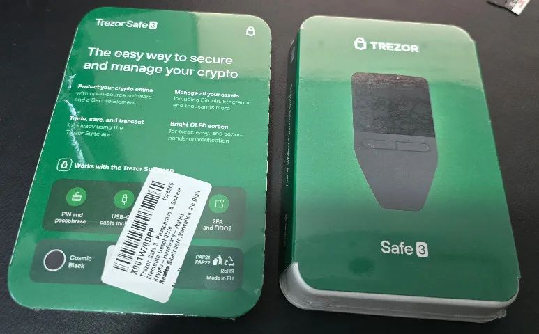 Trezor Safe 3 - Cold Wallet Cripto (Original e Lacrada) - Foto 3
