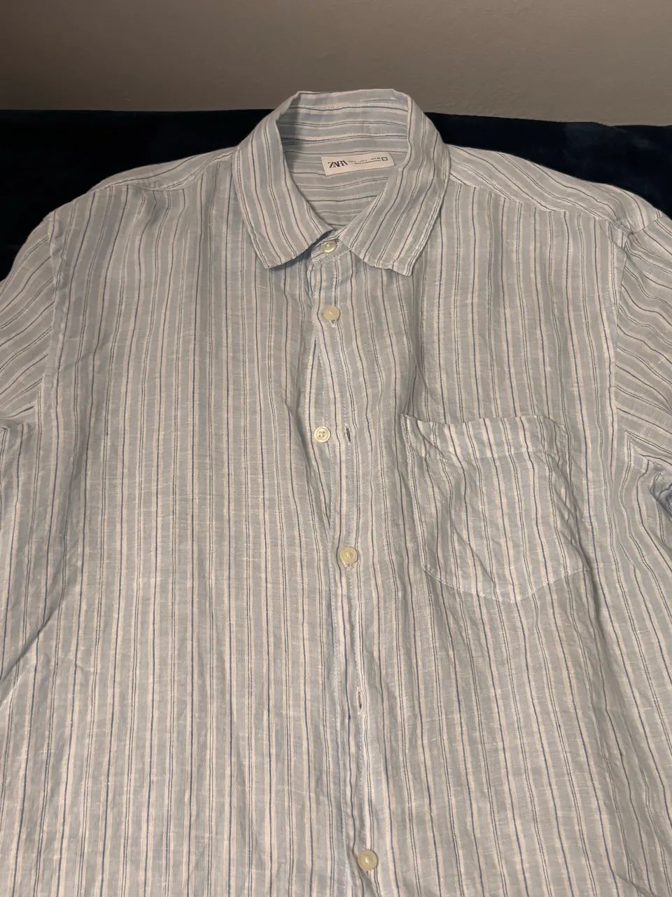 Camisa social de linho Zara - Foto 3