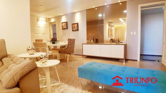 (HN) Apartamento de 137m² no Papicu - Todo Projetado - Ventilado - 3 quartos - Dce -2 vgs