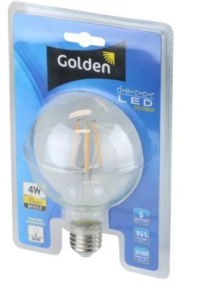 Lampada Led 4w Filamento Globo