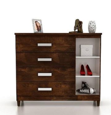 Otimo Preço Linda Comoda 100% MDF com Pés e Porta Apenas 399,00 - Foto 2