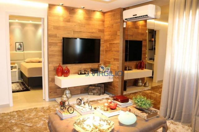 Apartamento com 2 dormitórios à venda, 54 m² por r$ 180.000 - setor dos afonsos - aparecid - Foto 5