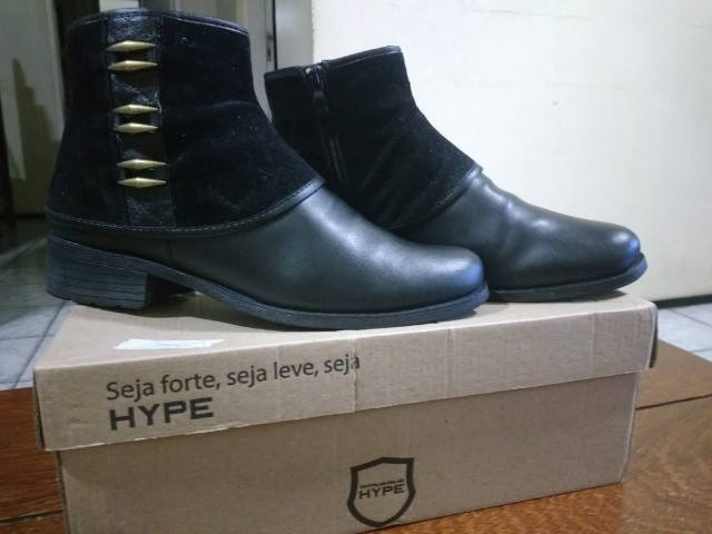 bota cano curto numero 41