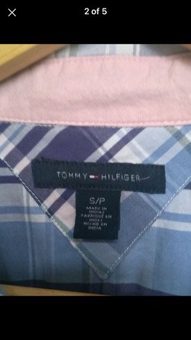 Camisa em algodão Tommy Hilfiger - Foto 4
