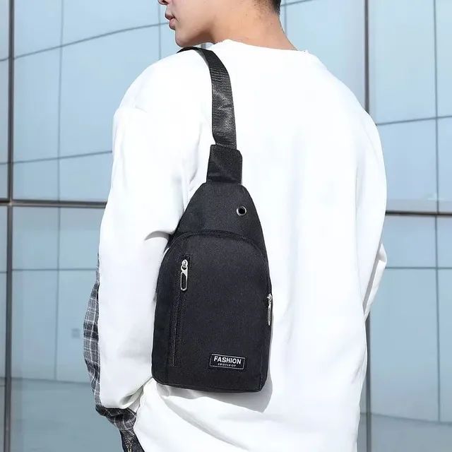 Bolsa de ombro Masculina, moda Fashion resistente, mochila de leite ao ar livre pequena. - Foto 3
