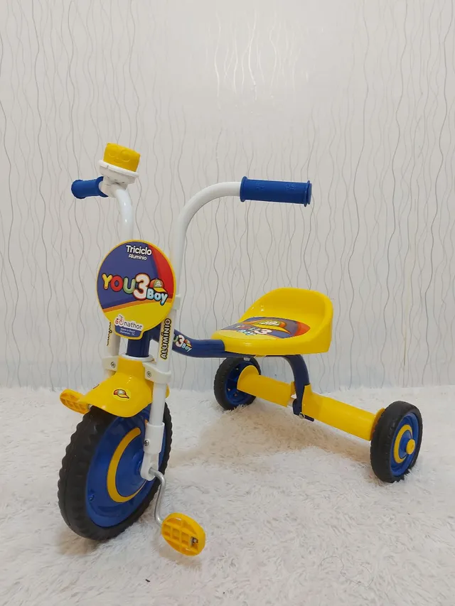 Triciclo Promoção Motoca Bicicleta Infantil Masculina Nathor no