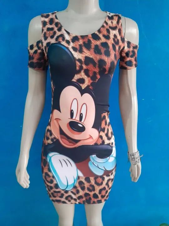 Vestido Mickey Mouse - Tamanho P