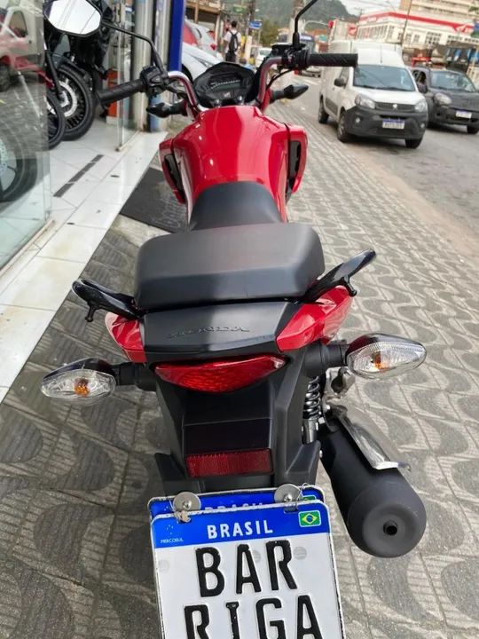 Honda Cg Fan 160 Flex 2024 Vermelha Único Dono - Foto 8