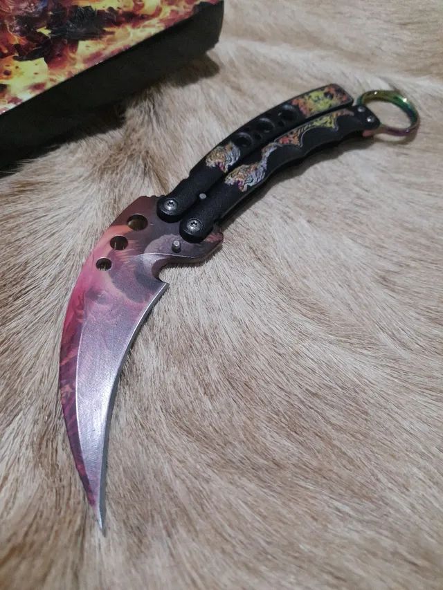 Canivete Karambit Butterfly CS GO Dragon 01 - Foto 2