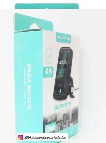 Suporte Celular P/ Moto 360º - Impermeável C/ Carregador Usb - Foto 5
