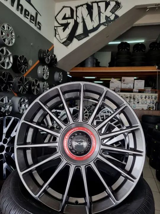 Jogo de rodas novas aro 18 5x100/5x113 esportivas New Sunline