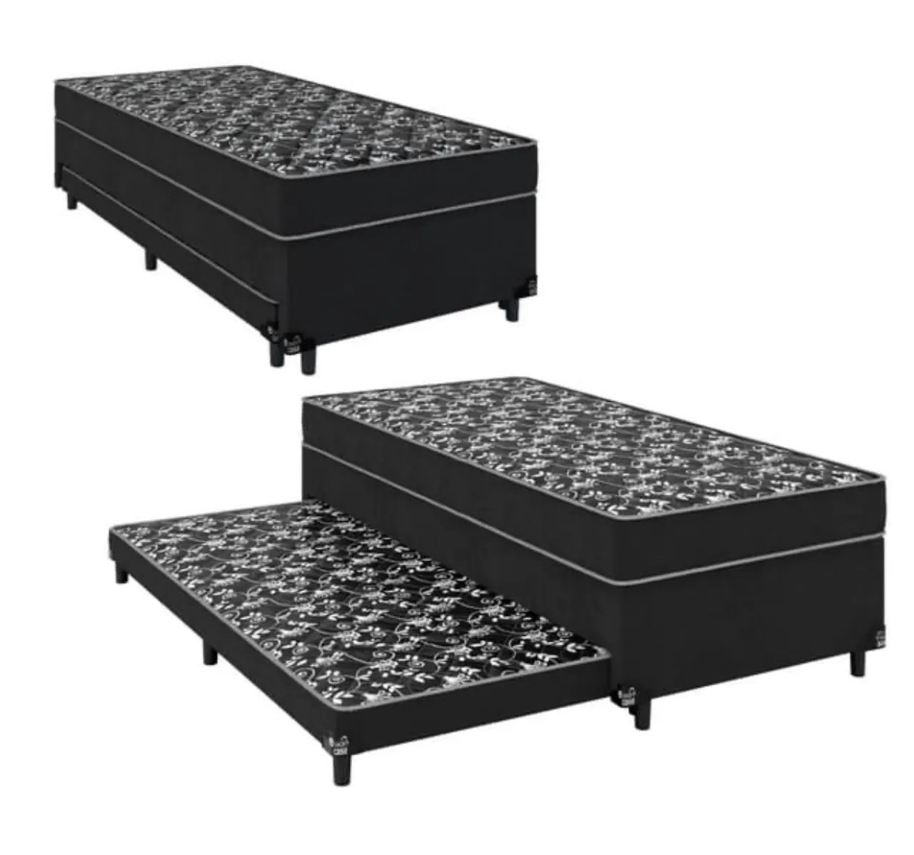 Cama unibox solteirão com auxiliar